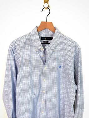 NEW Polo Ralph Lauren Slim Fit Plaid Button Down | 17.5